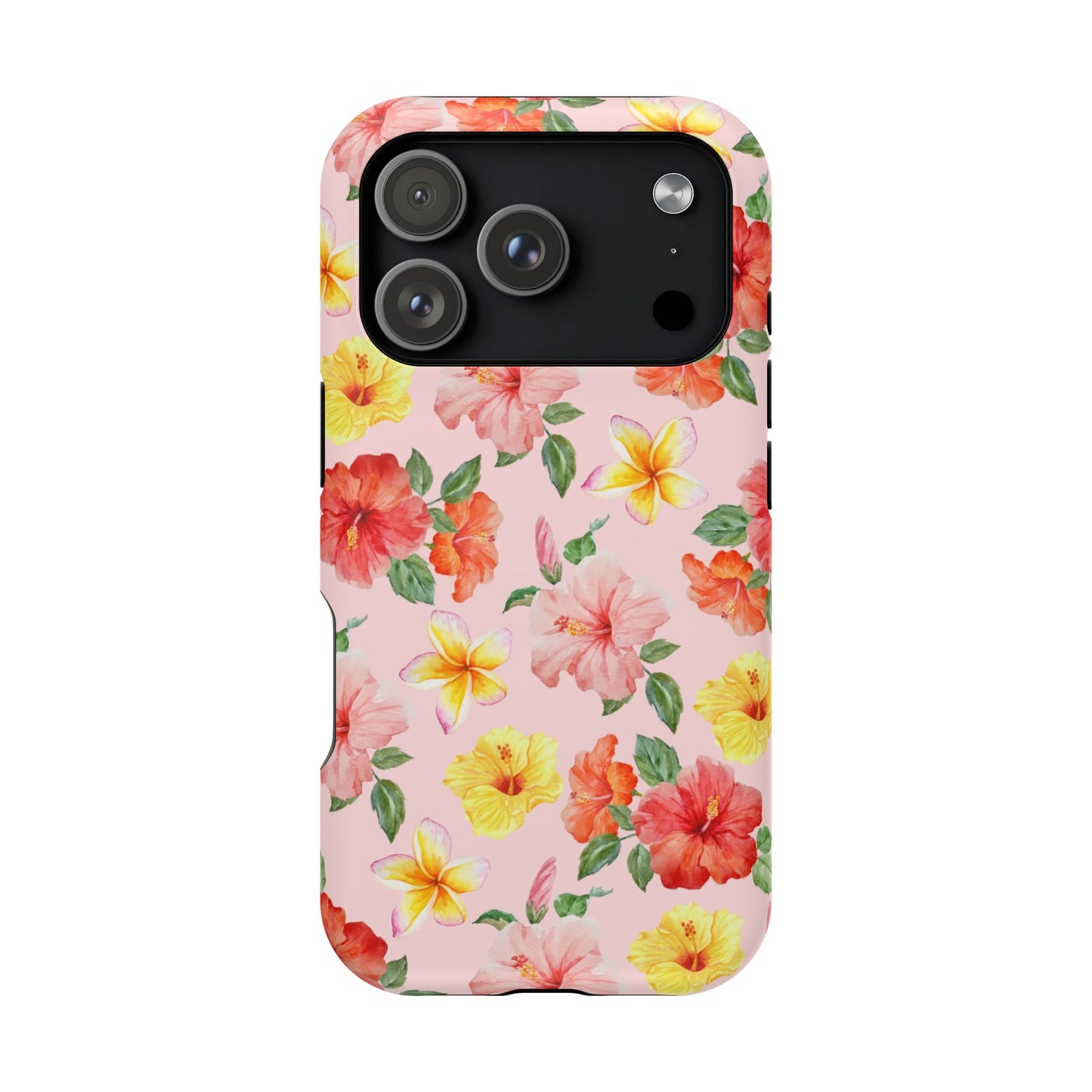 Pink Hibiscus Bloom iPhone Case
