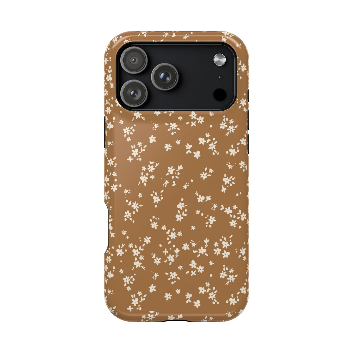 Toffee Ditsy Floral iPhone Case