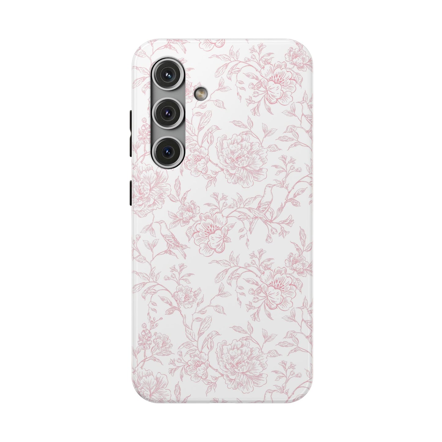 French Rosy Toile Samsung Case