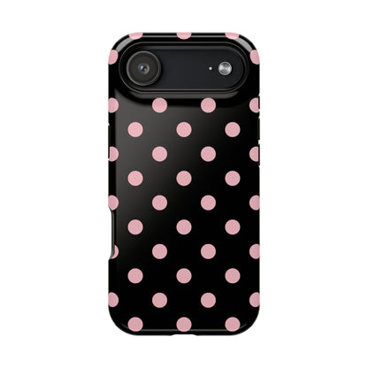 Sweet Midnight Polka Dots iPhone Case