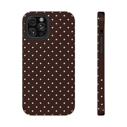Mocha Mini Dots iPhone Case