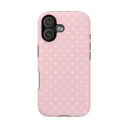 Pink Candy Mini Polka Dots iPhone Case