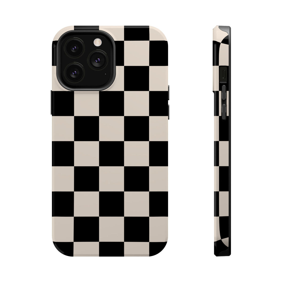 Espresso Checkered iPhone Case