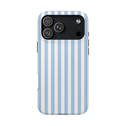 Blue Picnic Stripes iPhone Case