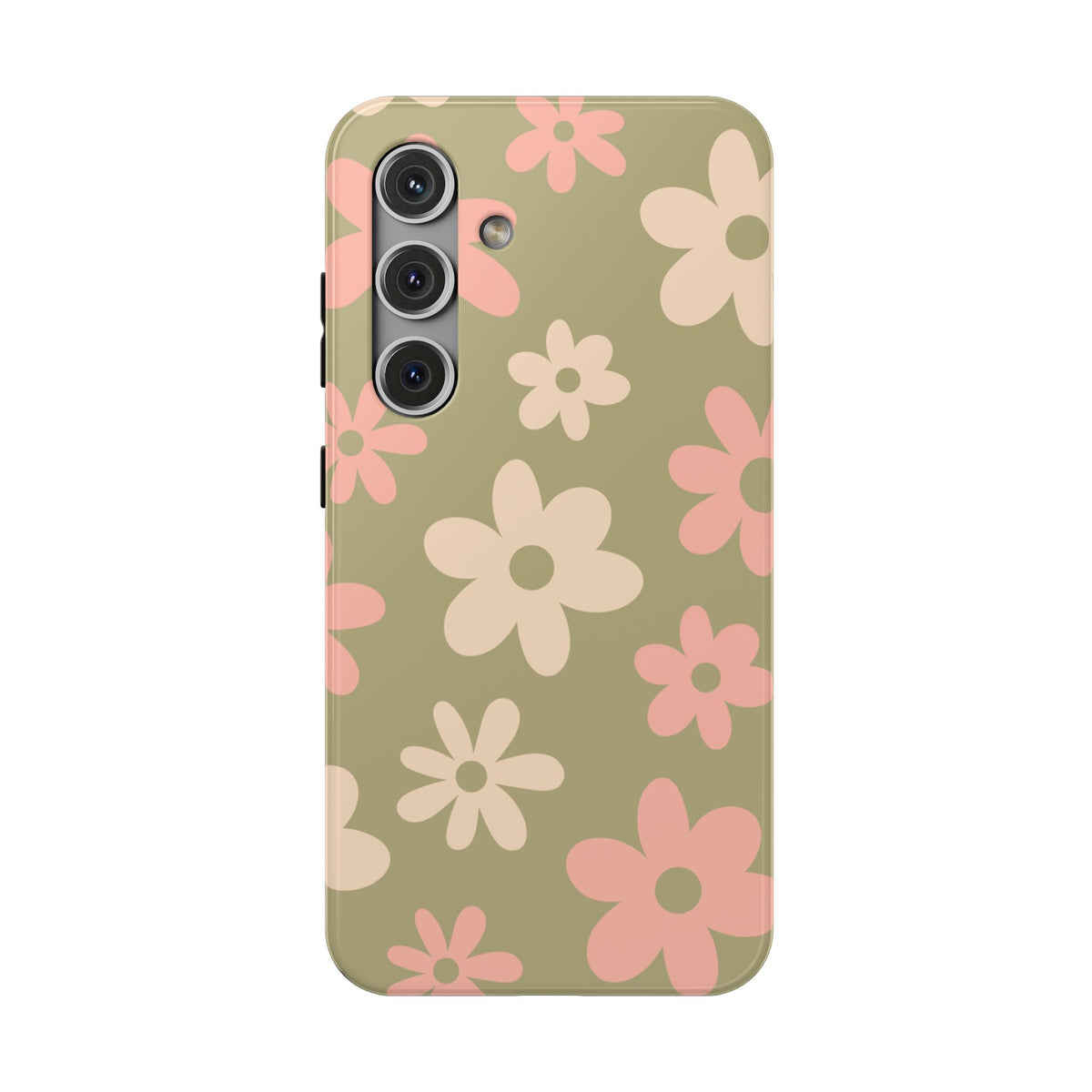 Green Flower Power Samsung Case