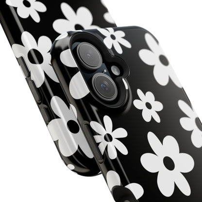 Black Flower Power iPhone Case