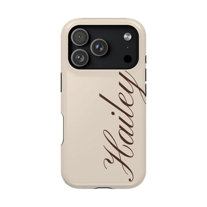 Custom Beige iPhone Case