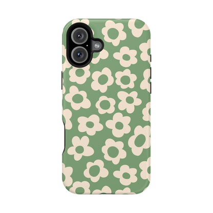 Green Las Flores iPhone Case