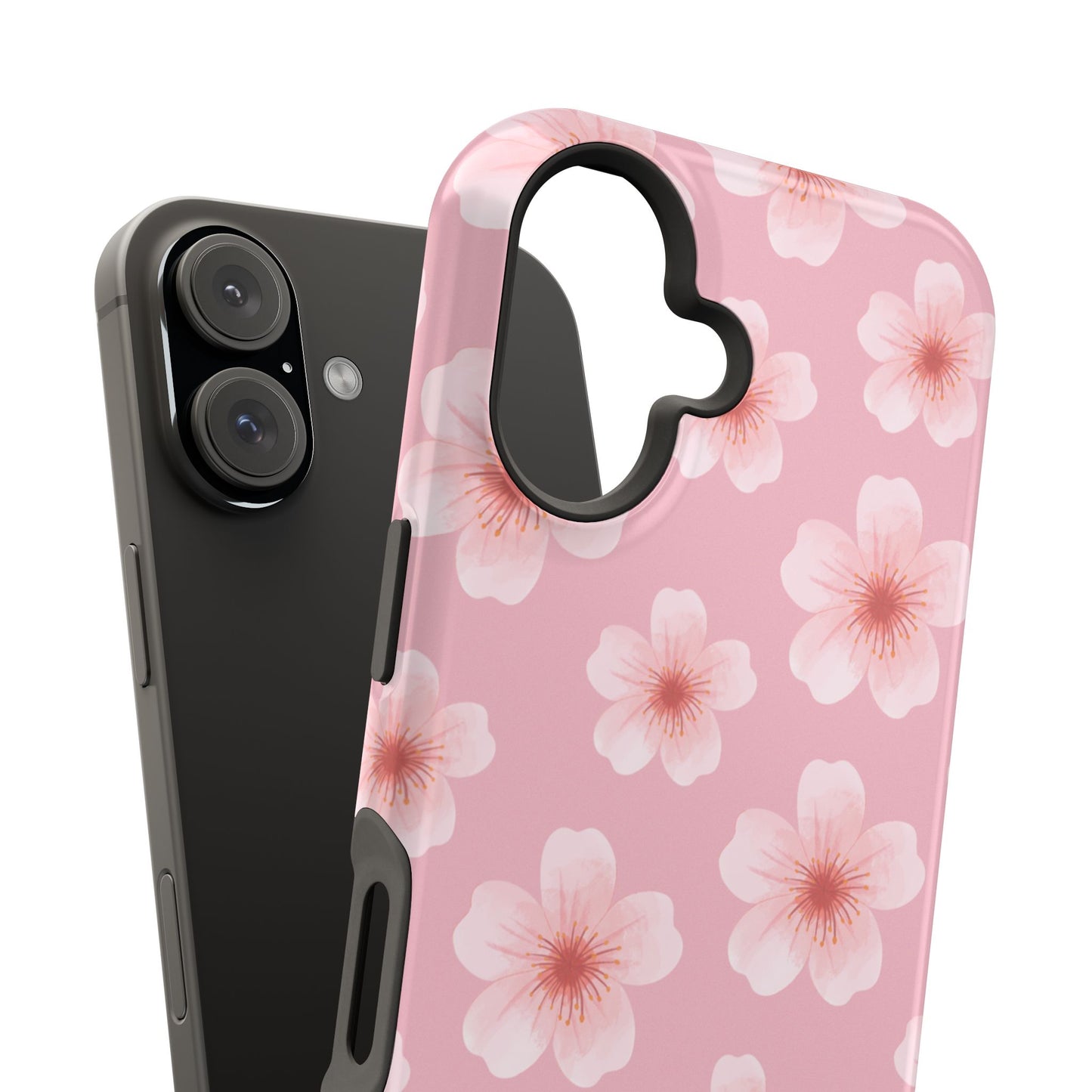 Pink Cherry Blossoms iPhone Case