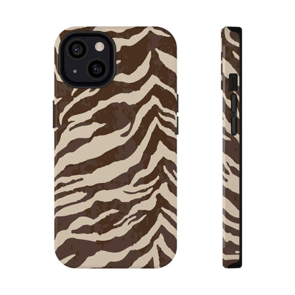 Brown Zebra iPhone Case