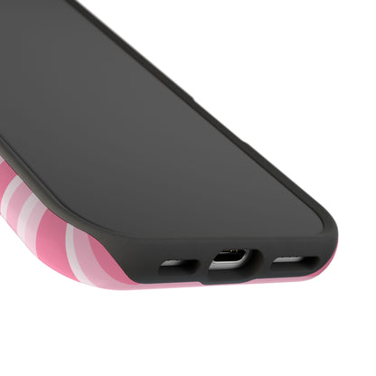 Pink Candy Stripes iPhone Case