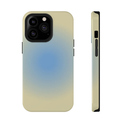 Blue & Yellow Aura iPhone Case