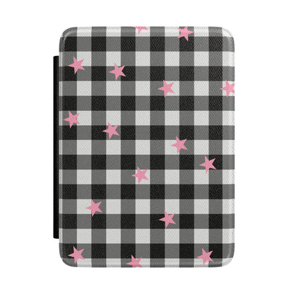 Starlight Gingham Kindle Case