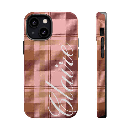 Custom Honey Plaid iPhone Case