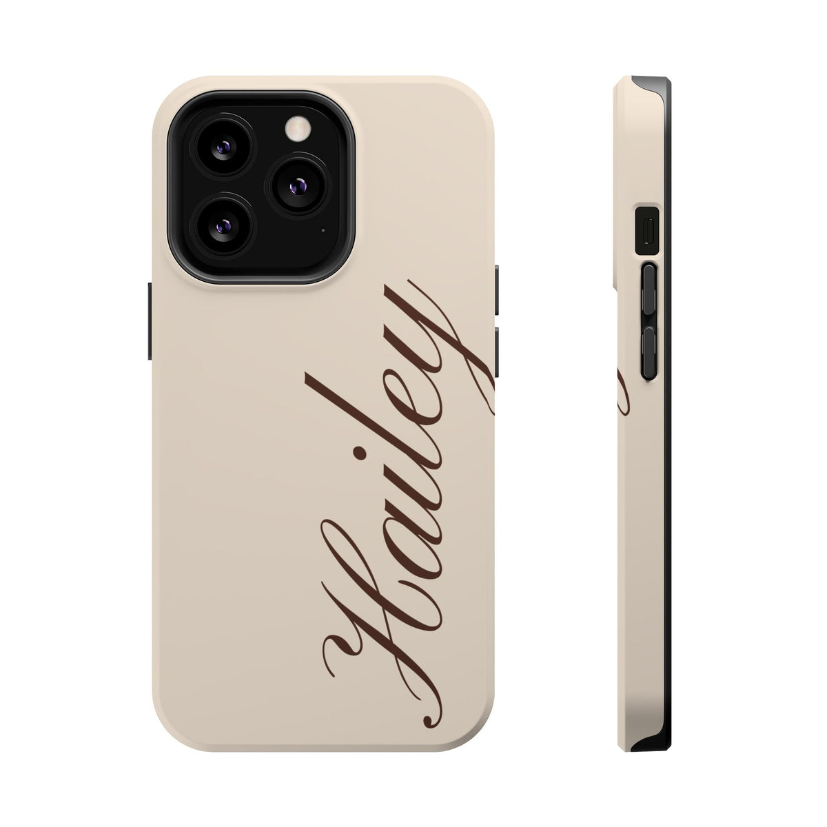 Custom Beige iPhone Case