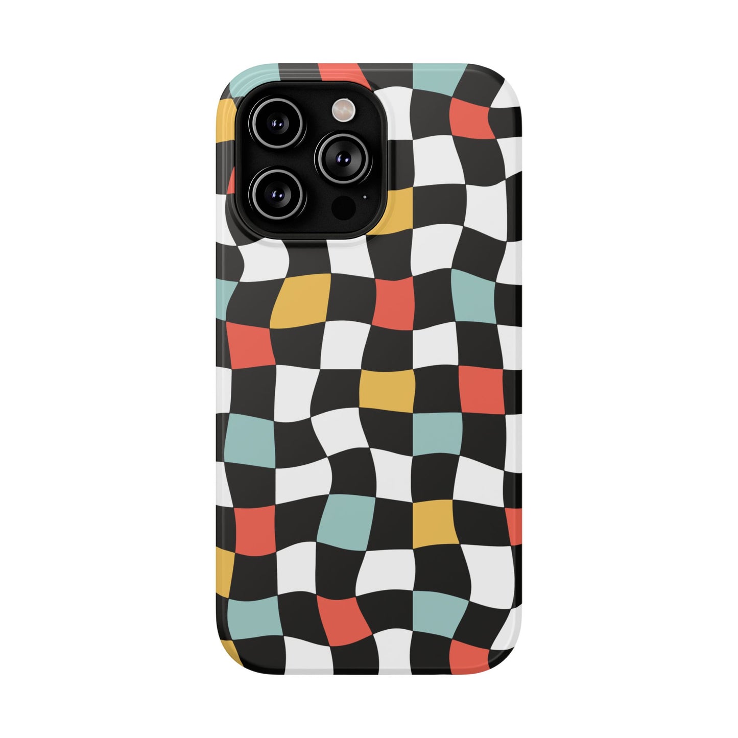 Retro Check iPhone Case