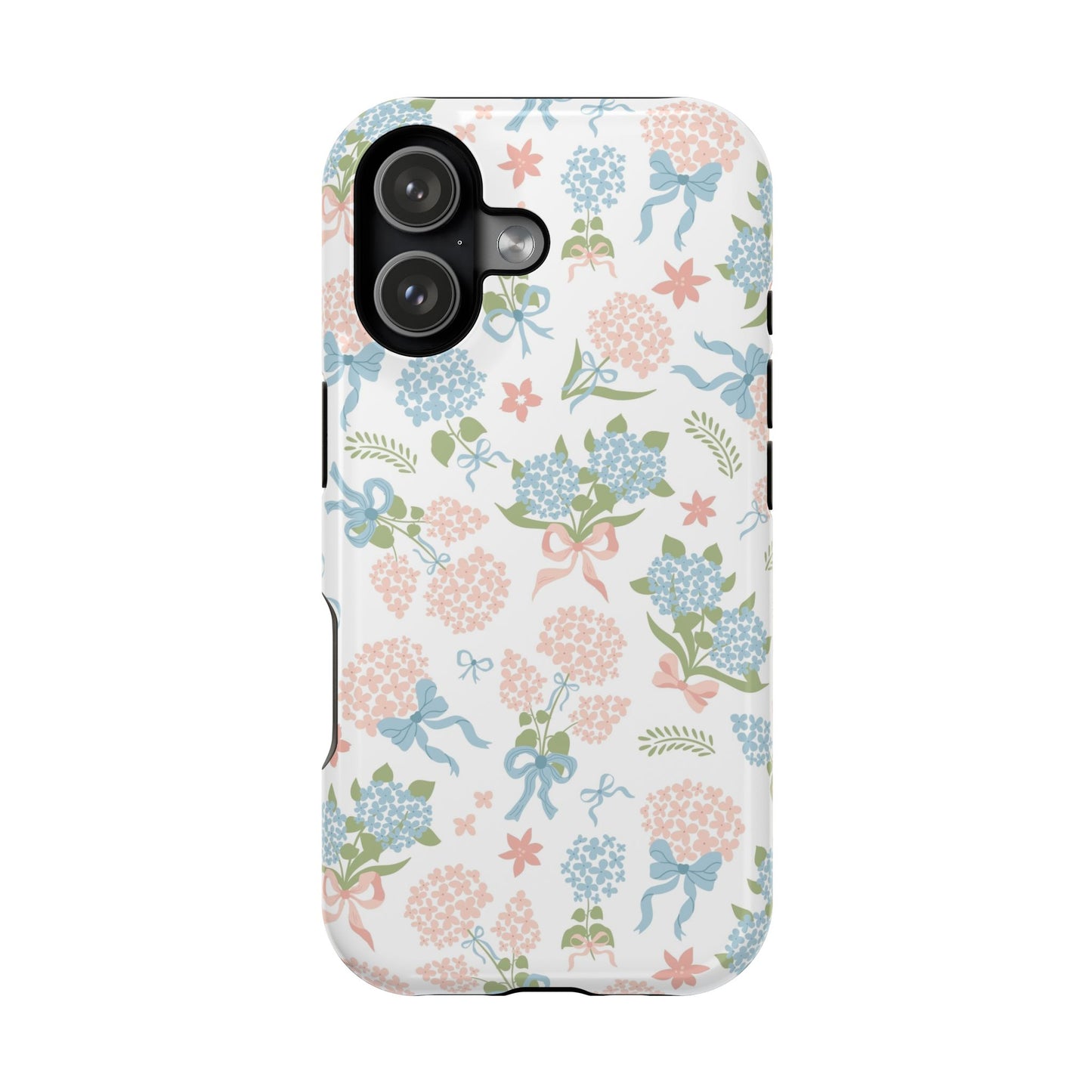 Hydrangea Bows iPhone Case
