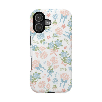 Hydrangea Bows iPhone Case