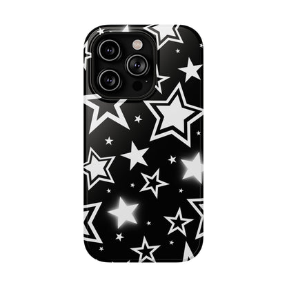 Black Stardust iPhone Case