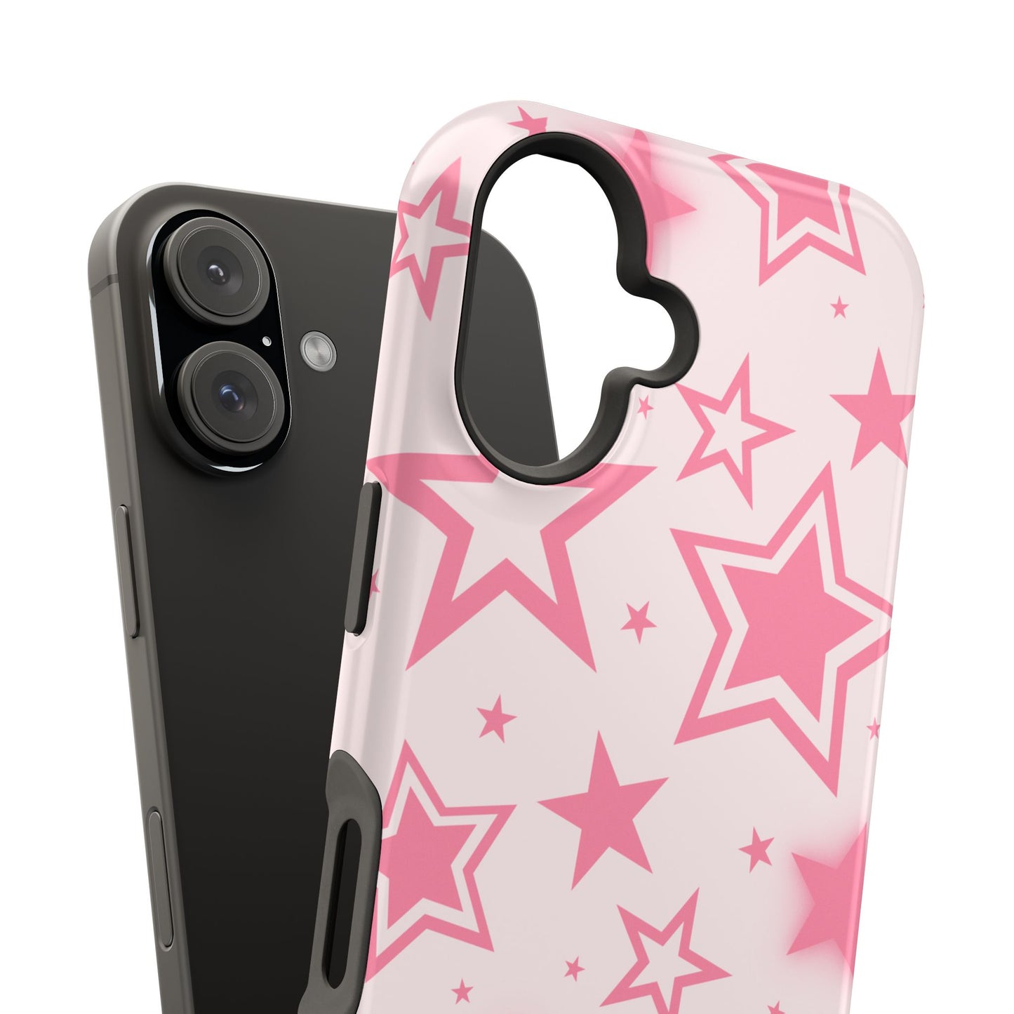 Hot Pink Stardust iPhone Case