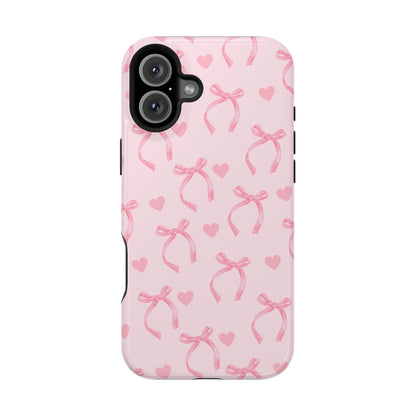 Bows & Hearts iPhone Case
