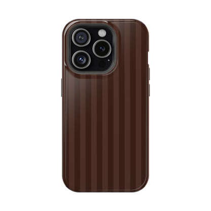 Mocha Stripes iPhone Case