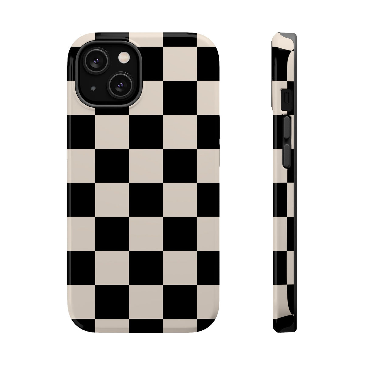 Espresso Checkered iPhone Case