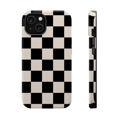 Espresso Checkered iPhone Case
