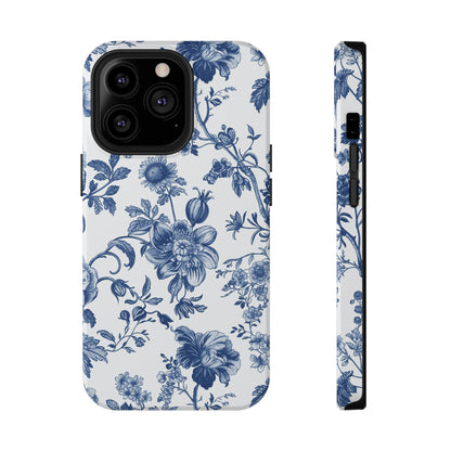 French Navy Toile iPhone Case