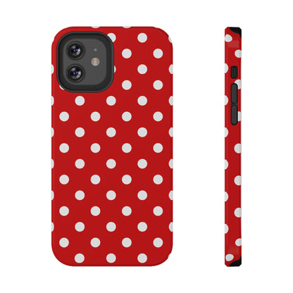 Red Polka Dots iPhone Case