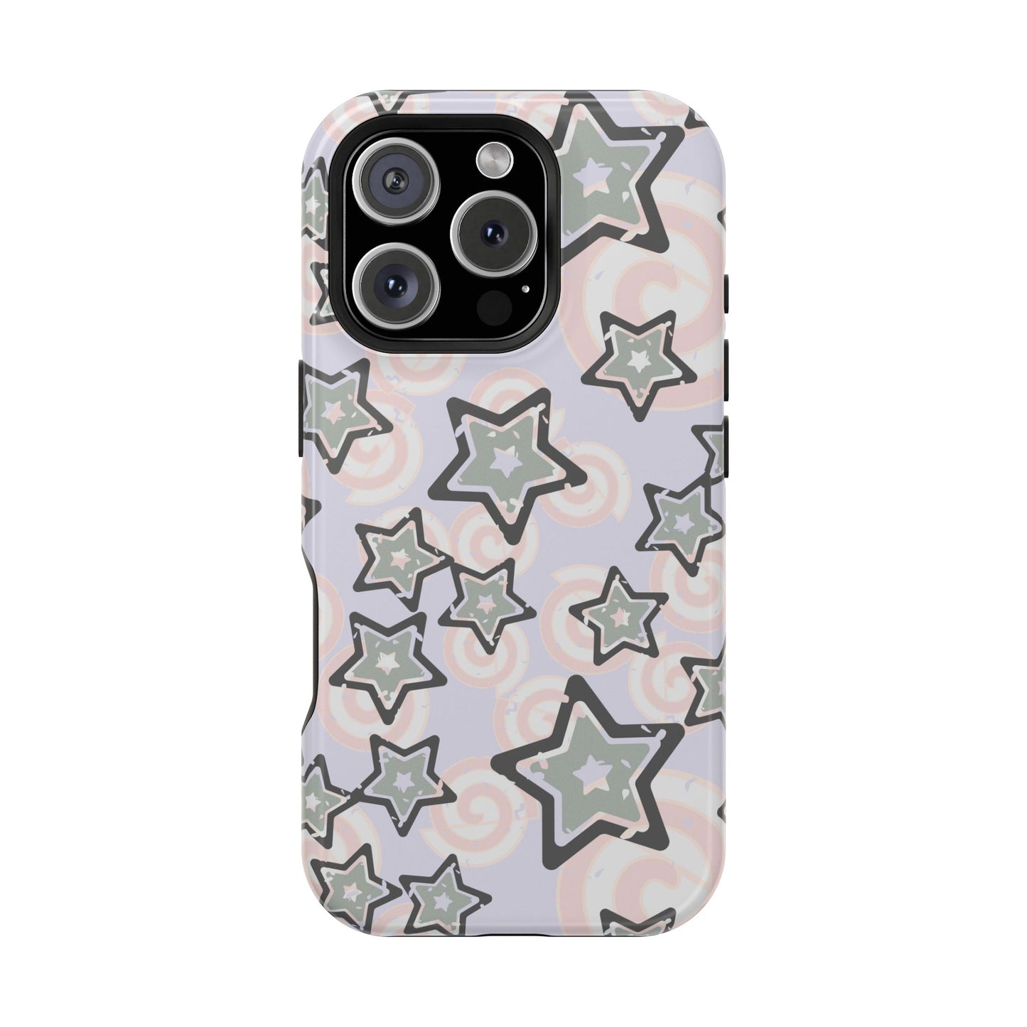 Y2K Gray Star iPhone Case