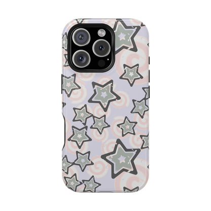 Y2K Gray Star iPhone Case