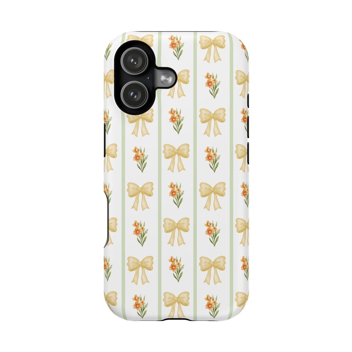 Yellow Bows iPhone Case