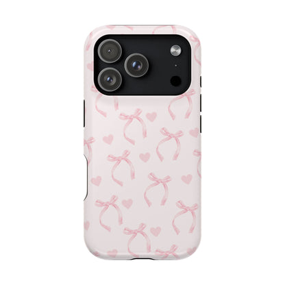 Coquette Pink Bows iPhone Case