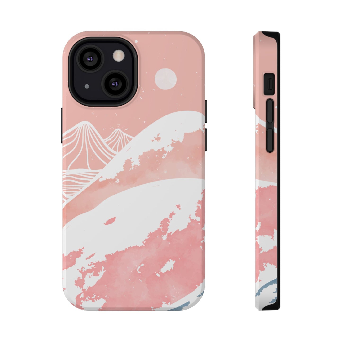 Pink Winter Night iPhone Case
