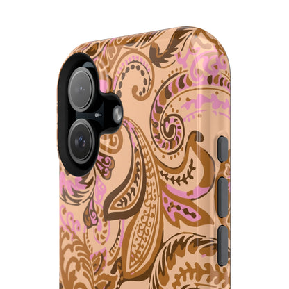 Honey Rose Paisley iPhone Case