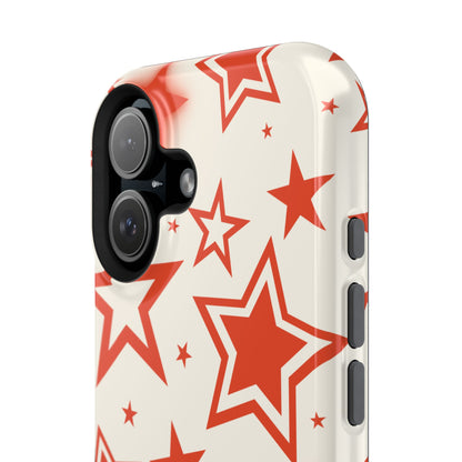 Red Stardust iPhone Case