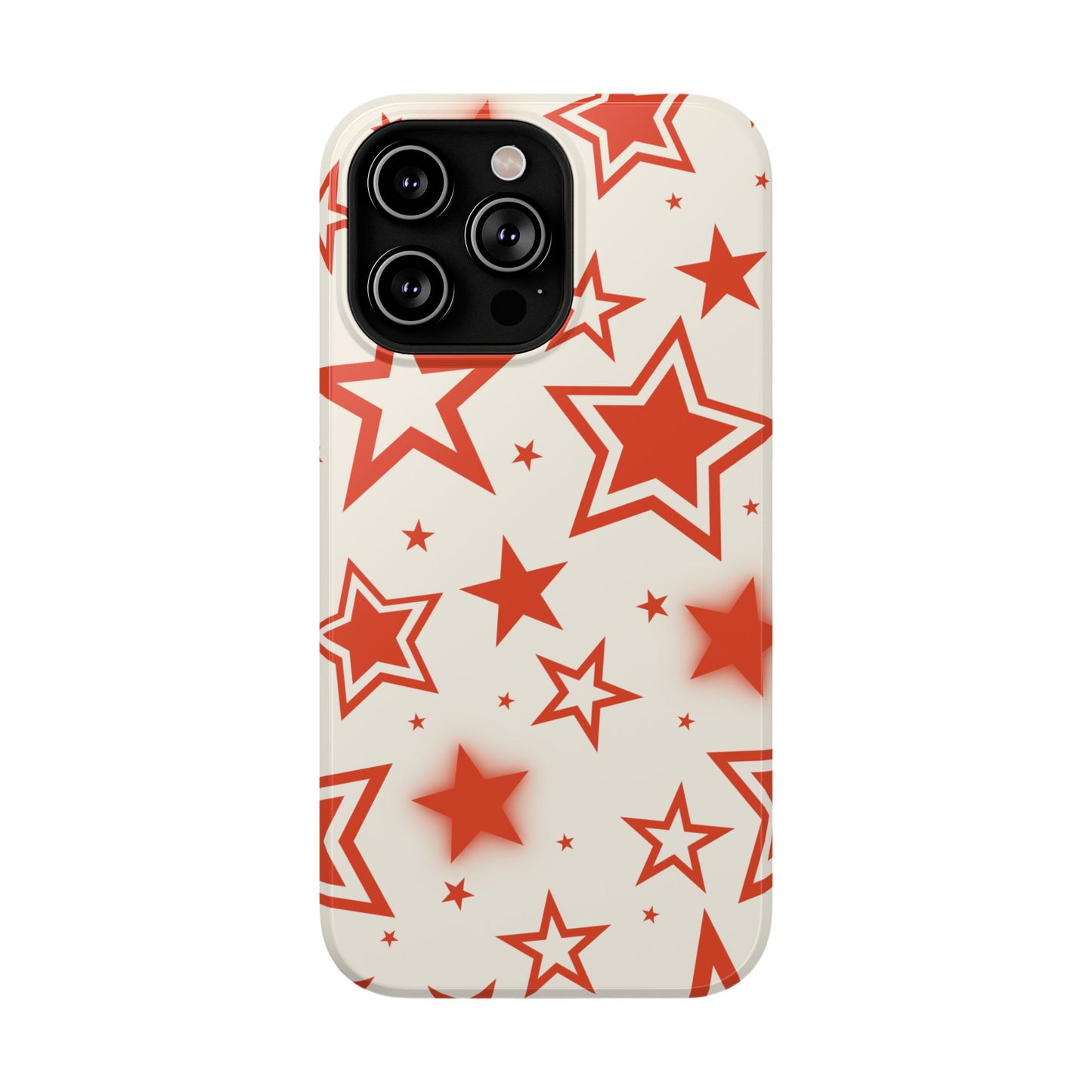 Red Stardust iPhone Case