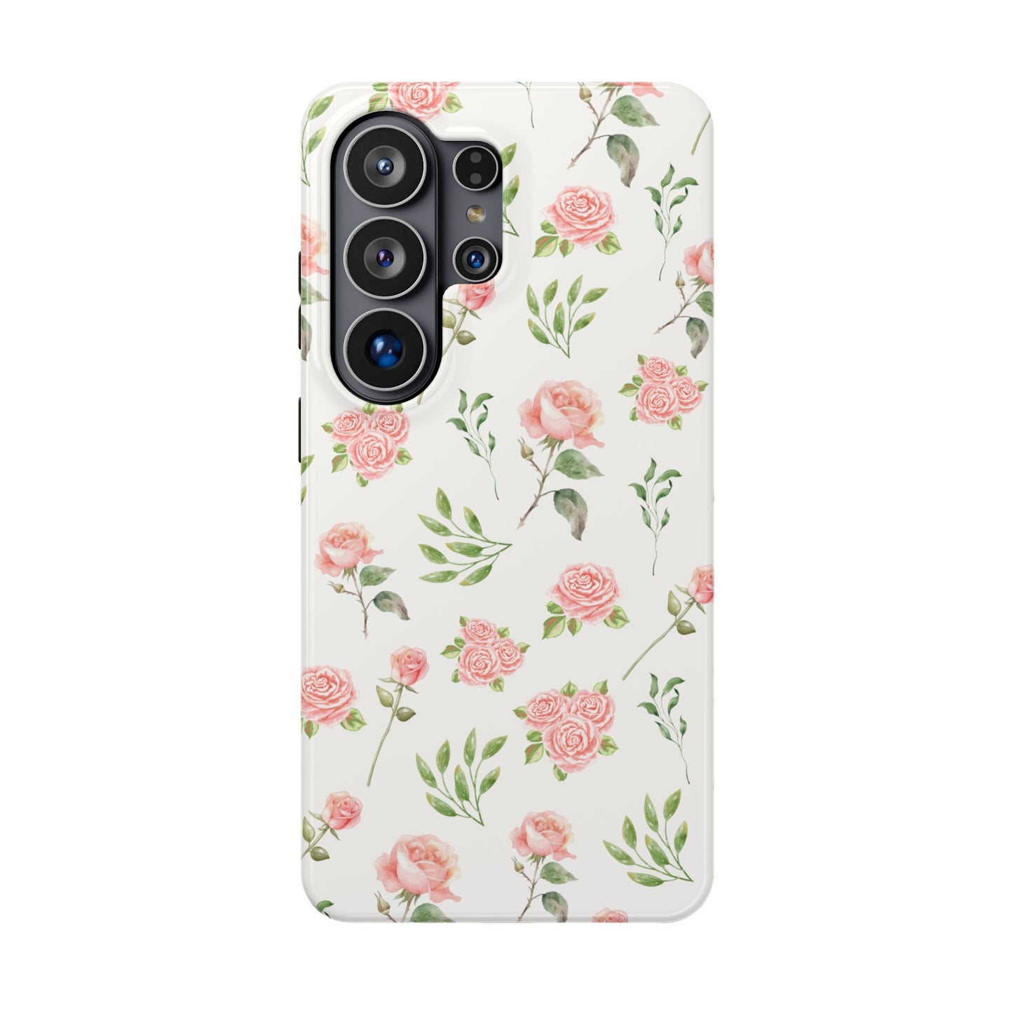 Pink Vintage Roses Samsung Case