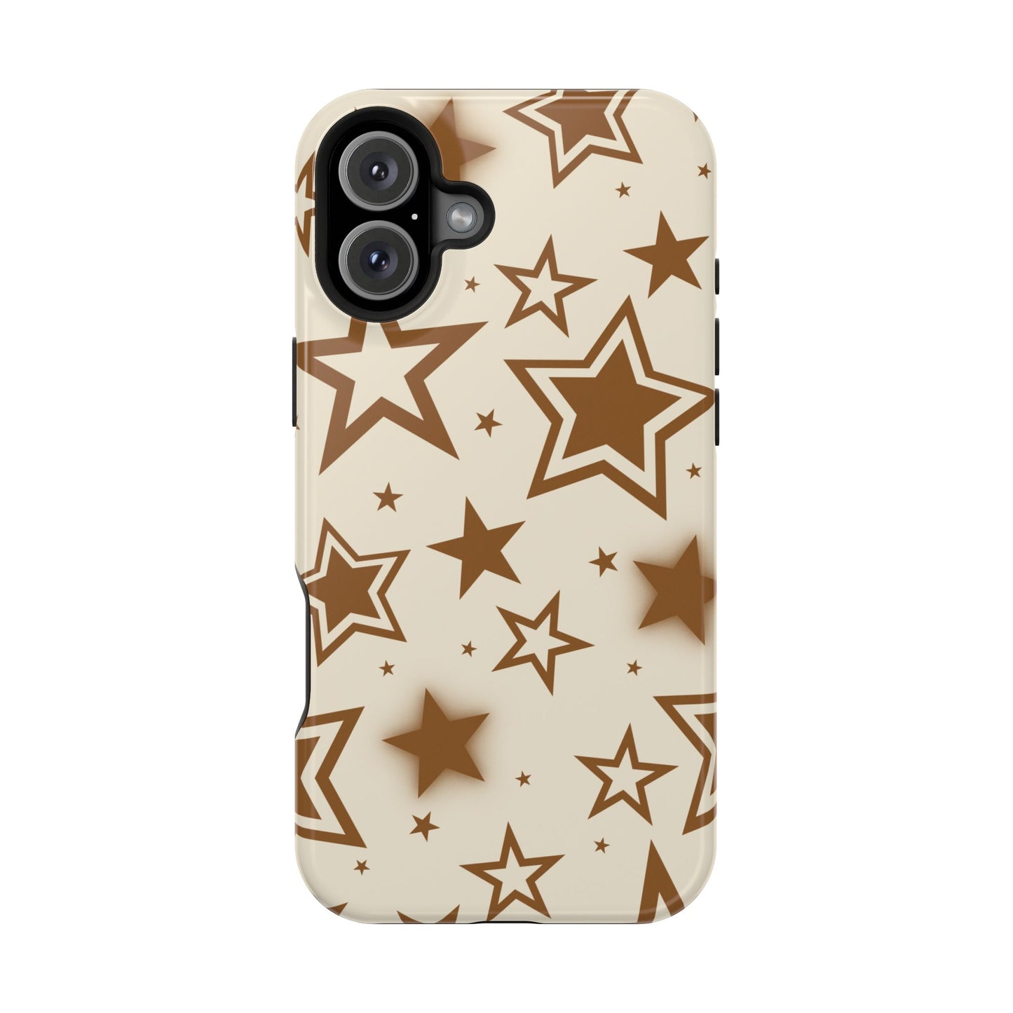 Brown Stardust iPhone Case