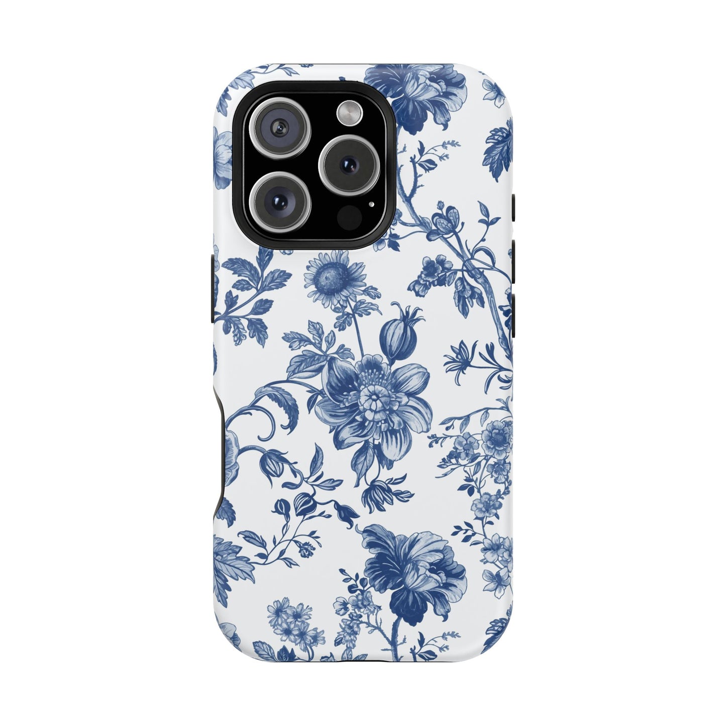 French Navy Toile iPhone Case