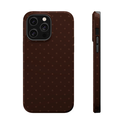 Mocha Mini Dots iPhone Case