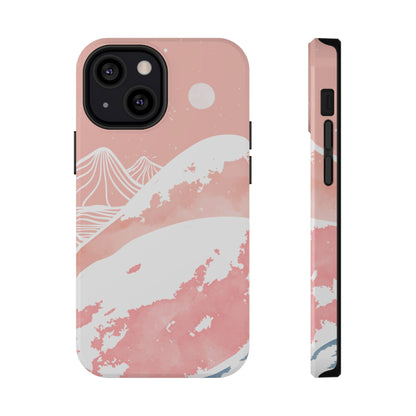 Pink Winter Night iPhone Case
