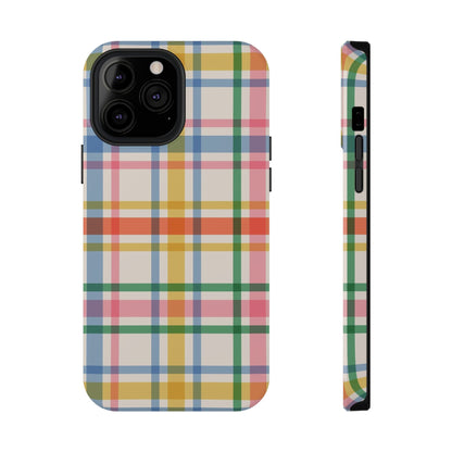 Retro Plaid iPhone Case