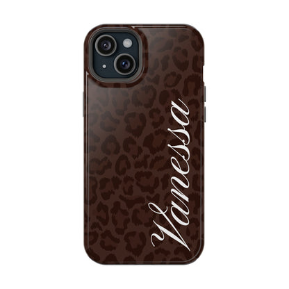 Custom Mocha Leopard iPhone Case