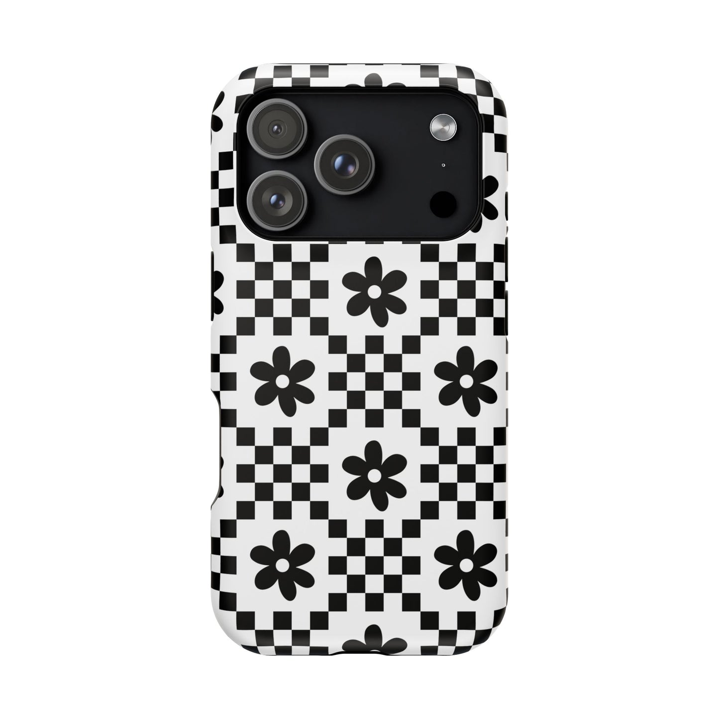Monochrome Daisy iPhone Case