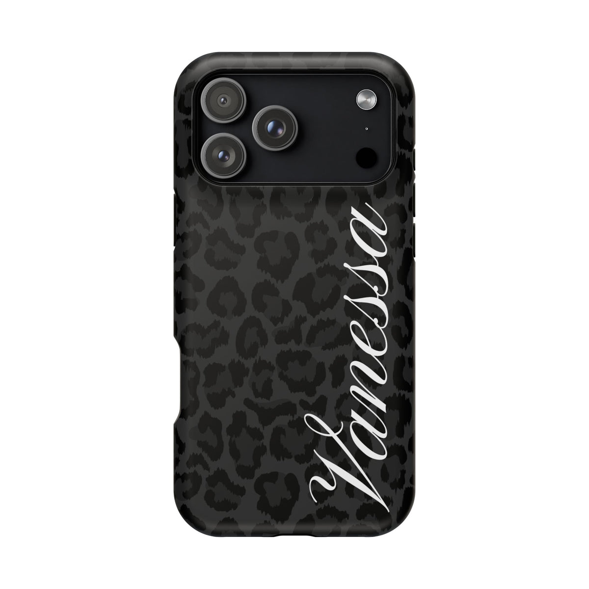 Custom Black Leopard iPhone Case