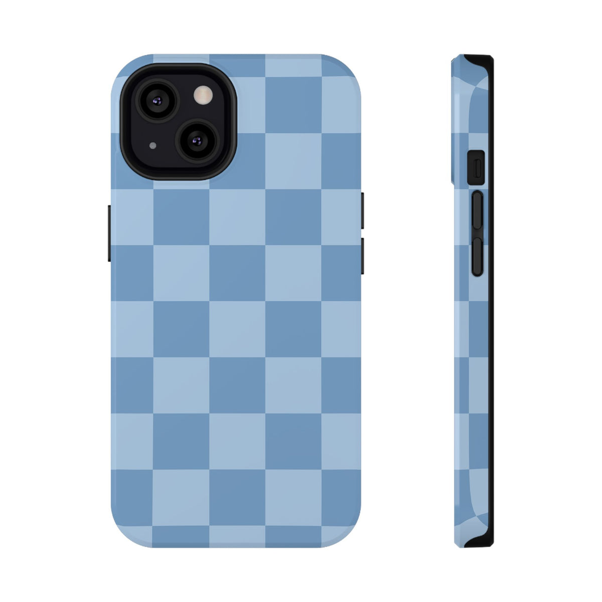 Blue Candy Checkered iPhone Case