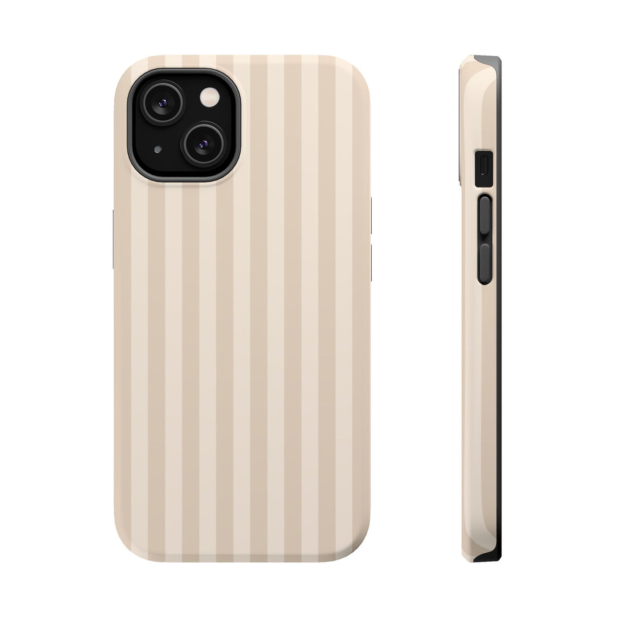 Beige Stripes iPhone Case
