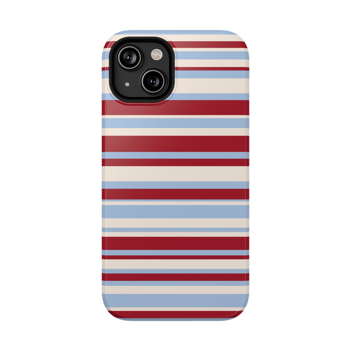 Cherry Soda Stripes iPhone Case
